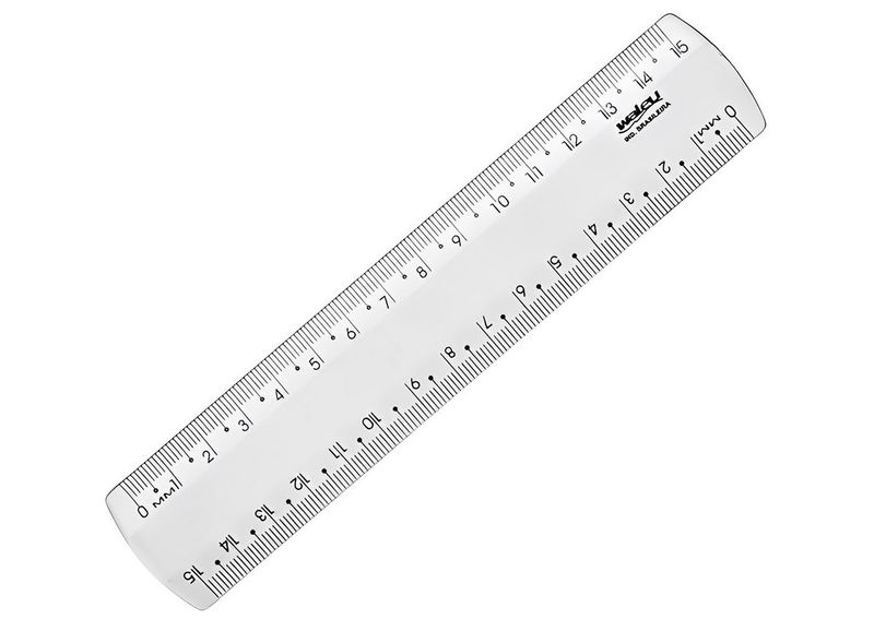 ReguaNewlineCristalWaleu15cm-131721