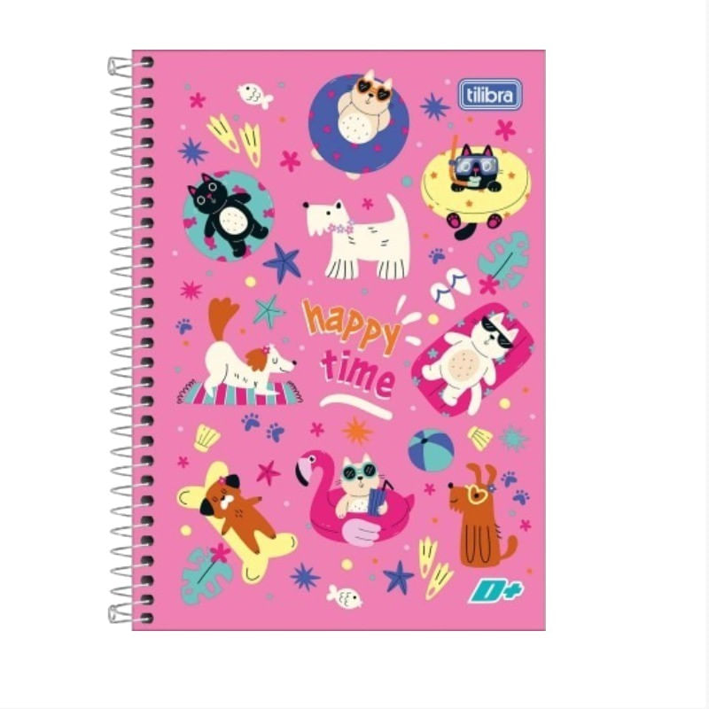 CadernoEspiralCapaDuraFemininoTilibra1/496folhas-166917