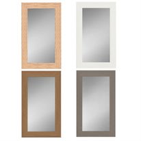 Espelho Emoldurado Retangular Sortido Euroquadros 44cm x 94cm