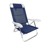 Cadeira de Praia em Alumínio Sortido 5 posições Zaka