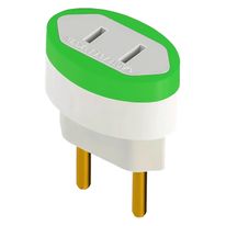 Pino Adaptador Sortido Daneva 2 pinos 10A