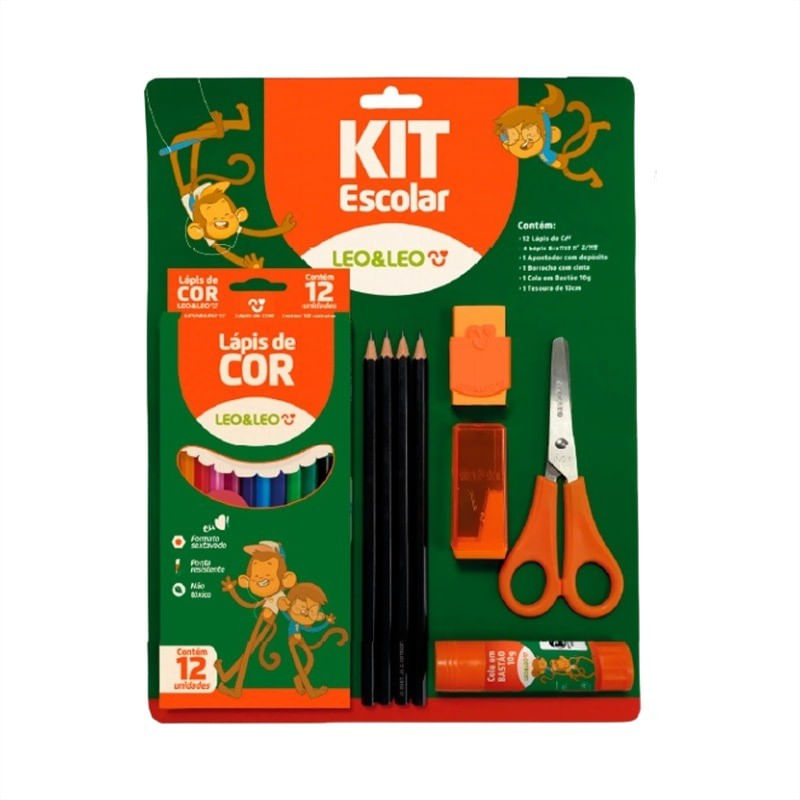 KitEscolarLeo&LeoSortidocom20Pecas-165466