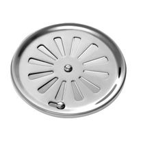 Ralo Rotativo Redondo em Inox Docol 100mm