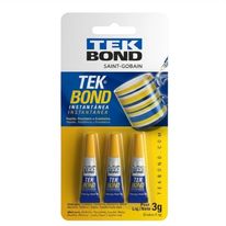 Adesivo Instantâneo TekBond 1g 3 unidades