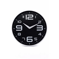 Relógio de Parede Redondo Lyor Preto 25cm