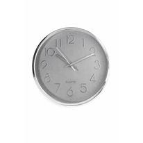 Relógio de Parede Redondo Lyor Cinza 30,5cm