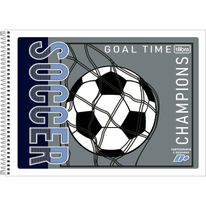 Caderno de Desenho Espiral Cartonado Sortido Tilibra Mais 1x1 48 folhas