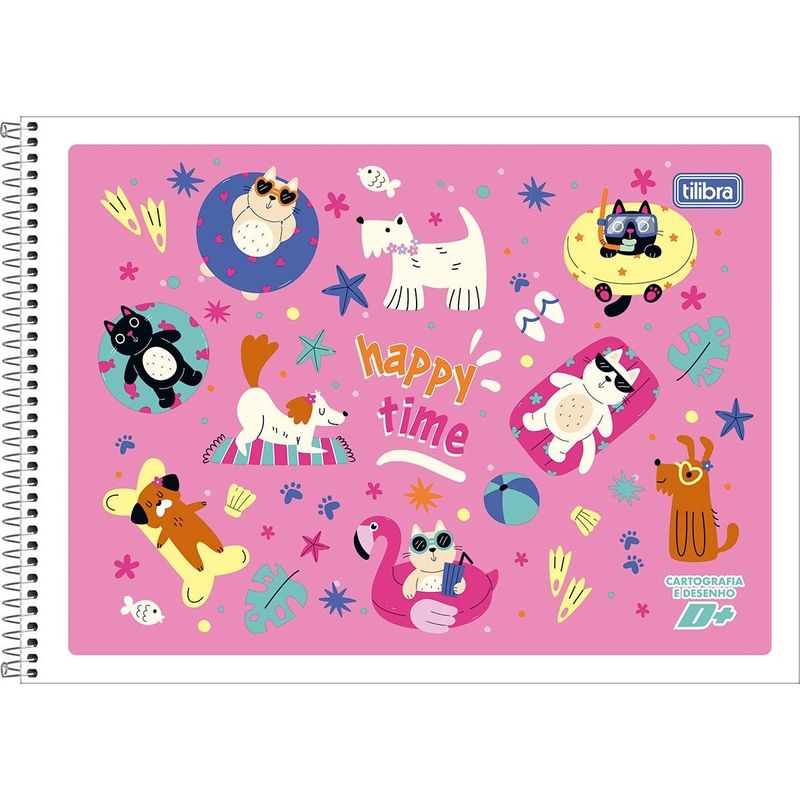 CadernodeDesenhoEspiralCartonadoSortidoTilibraMais1x148folhasCadernodeDesenhoEspiralCapaDuraSortidoTilibraMais1x148folhas-167451