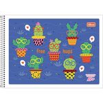 CadernodeDesenhoEspiralCartonadoSortidoTilibraMais1x148folhasCadernodeDesenhoEspiralCapaDuraSortidoTilibraMais1x148folhas-167450