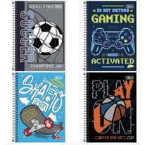 Caderno Espiral Capa Dura Sortido Tilibra 96 folhas