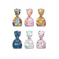 Kit Papel de Presente Infantil Sortido Cromus 30cm x 44cm