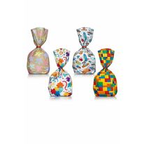 Kit Papel de Presente Infantil Sortido Cromus 35cm x 54cm