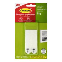 Fecho Command com Adesivo 3M 2 pares
