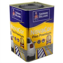 Tinta Acrílica para Piso Sherwin Williams Novacor 18l Preta