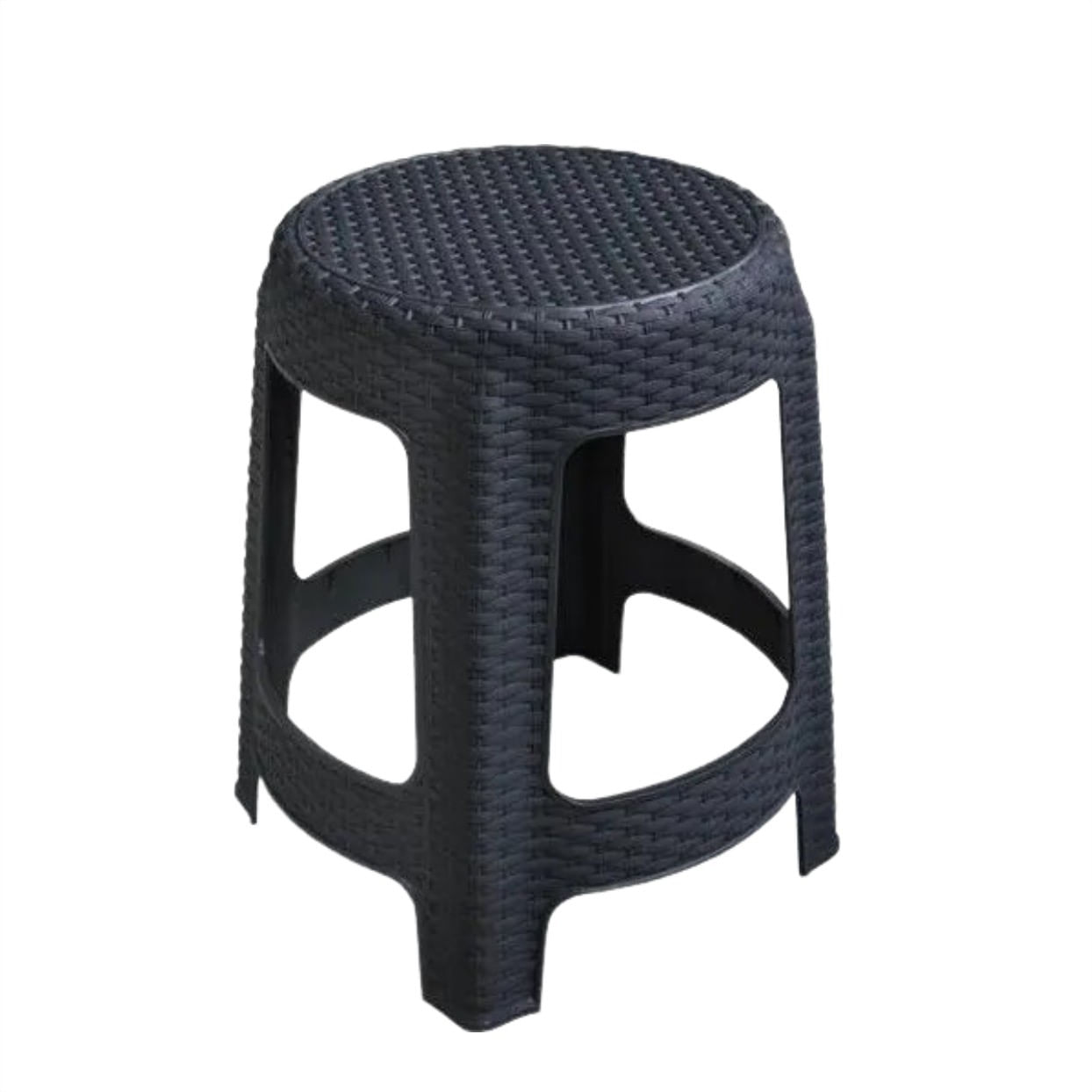 BanquetaPlasticaRattanArqplastPreta-167668