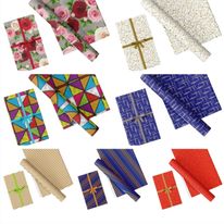 Papel de Presente Sortido Gessele 50cm x 60cm 3 unidades