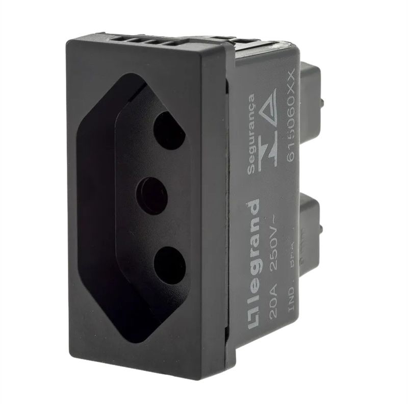 ModuloTomada2Pinos+TerraPialPlus+LegrandPreto20A-168026