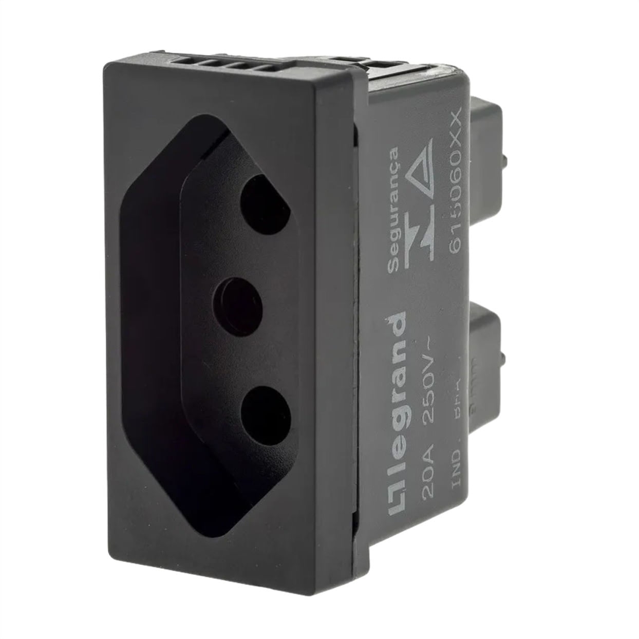 ModuloTomada2Pinos+TerraPialPlus+LegrandPreto20A-168026