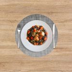 LugarAmericanoCircleCinzaMescladoUzoo38cmJogoAmericanoCircleCinzaMescladoUzoo38cm-162712