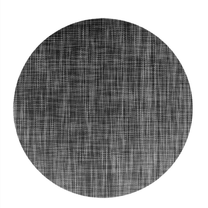 LugarAmericanoTextilineCircleUzooPretoMesclado38cmJogoAmericanoTextilineCircleUzooPretoMesclado38cm-168070