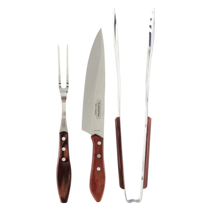 JogodeUtensiliosparaChurrascoemInoxTramontinaPolywood3pecas-27634