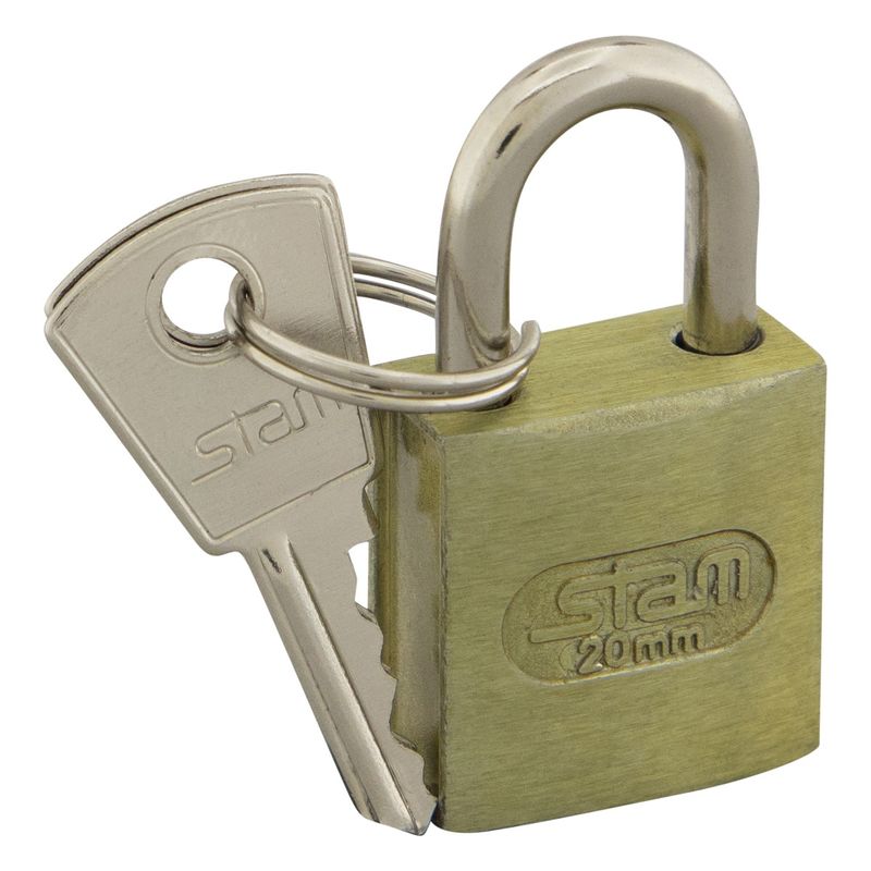 CadeadoLatonadoStam20mm-28659