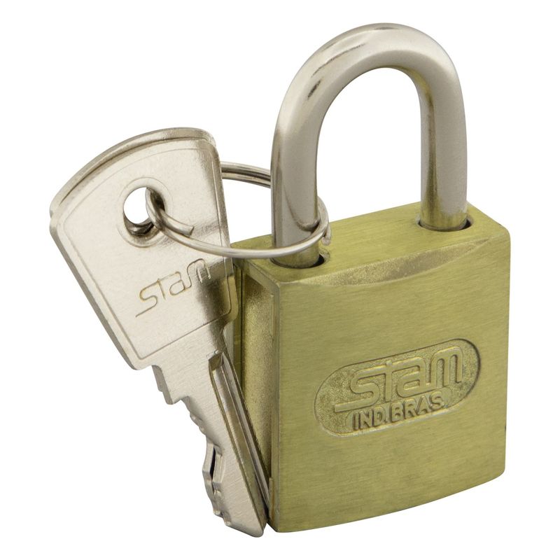 CadeadoLatonadoStam25mm-28665