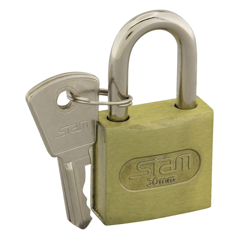 CadeadoLatonadoStam30mm-28671