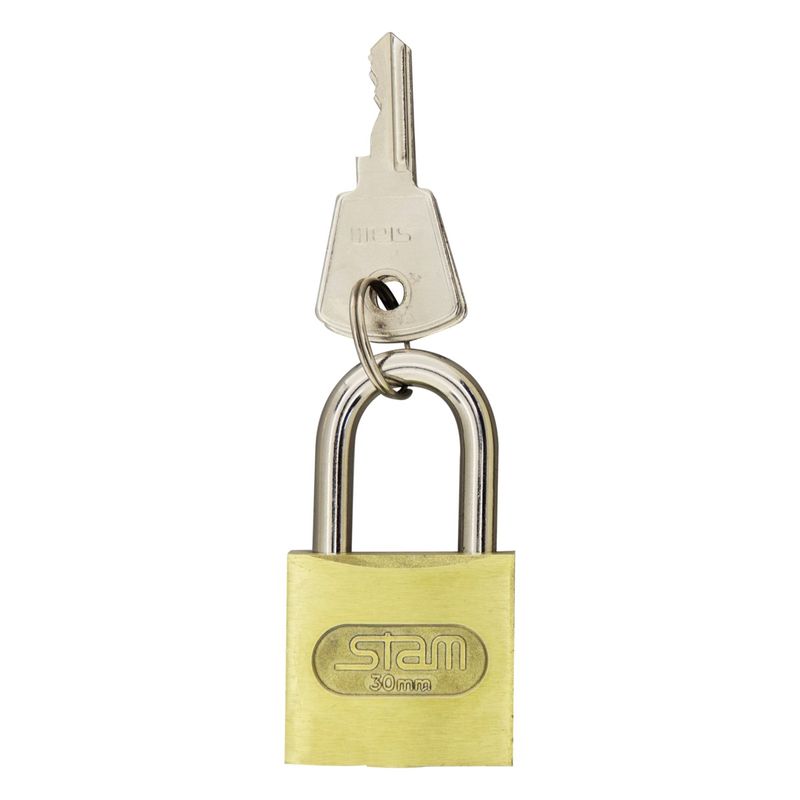 CadeadoLatonadoStam30mm-28675