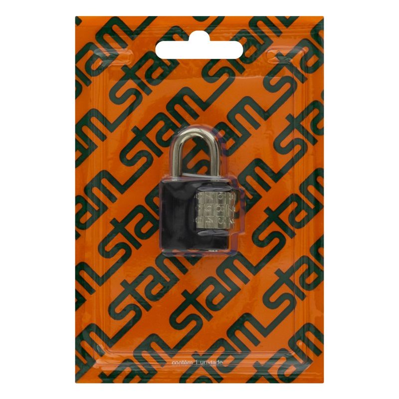 CadeadocomSegredoGrafiteStam25mm-28682