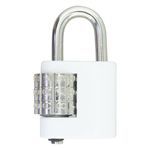 CadeadocomSegredoBrancoStam25mm-28683