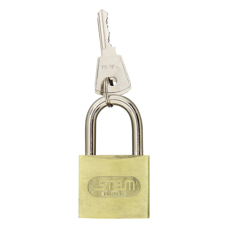 CadeadoLatonadoStam40mm-28705