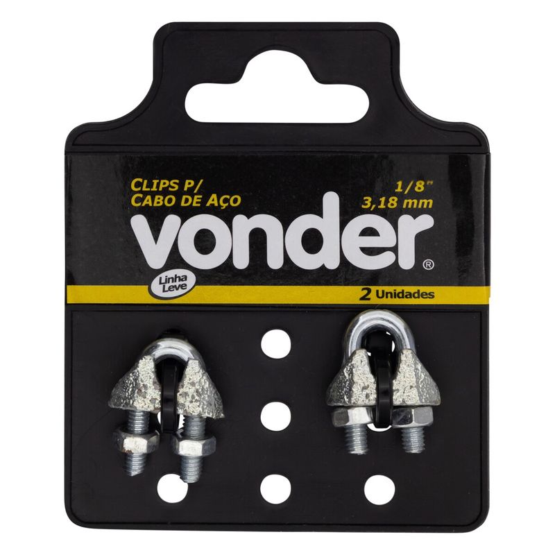 ClipsparaCabodeAcoVonder1/8``2pecas-28785