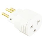 AdaptadorparaTomada2pinos+TerraAlumbra10A-30011
