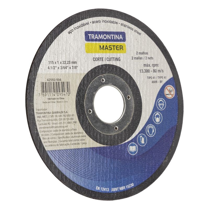 DiscodeCorteTramontinaMaster115mm-33465