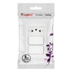 Interruptor1TeclaSimples+1TeclaParalela+1Tomada2pinos+TerraPial-33679