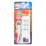 FiltrodeLinhaBranco3Tomadas3PinosFC12m10A-37240