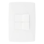 Interruptor1TeclaSimples+1TeclaParalelaMec-TronicPetra-37676