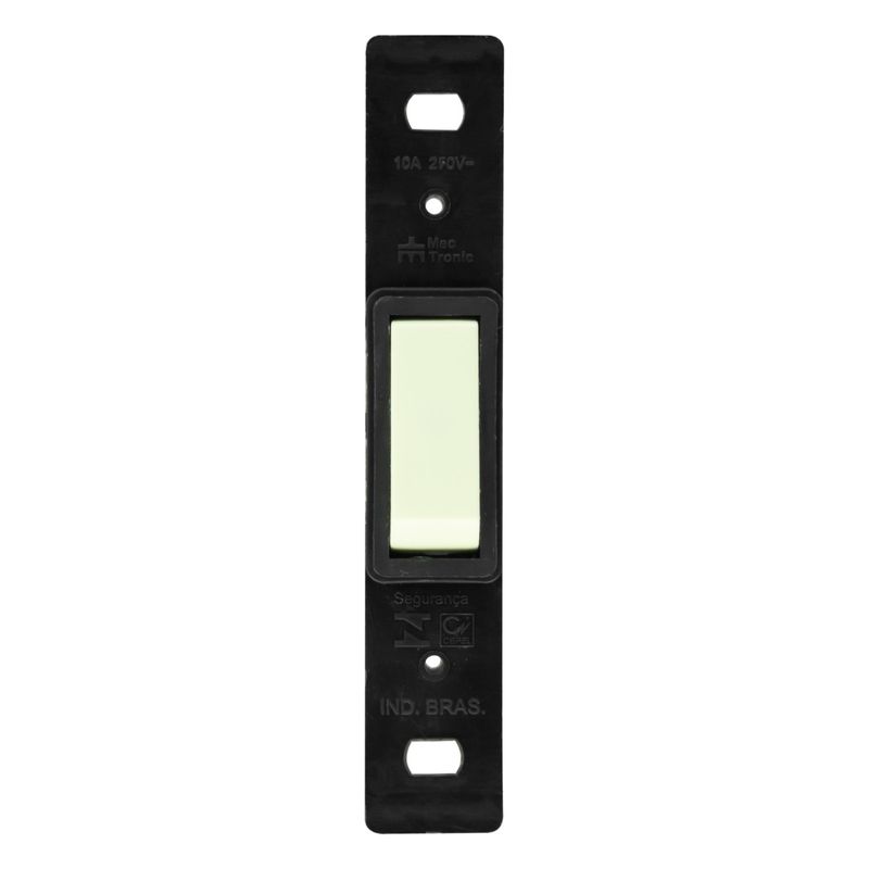 Interruptor1TeclaParalelaPretaMec-TronicsemPlaca-37712