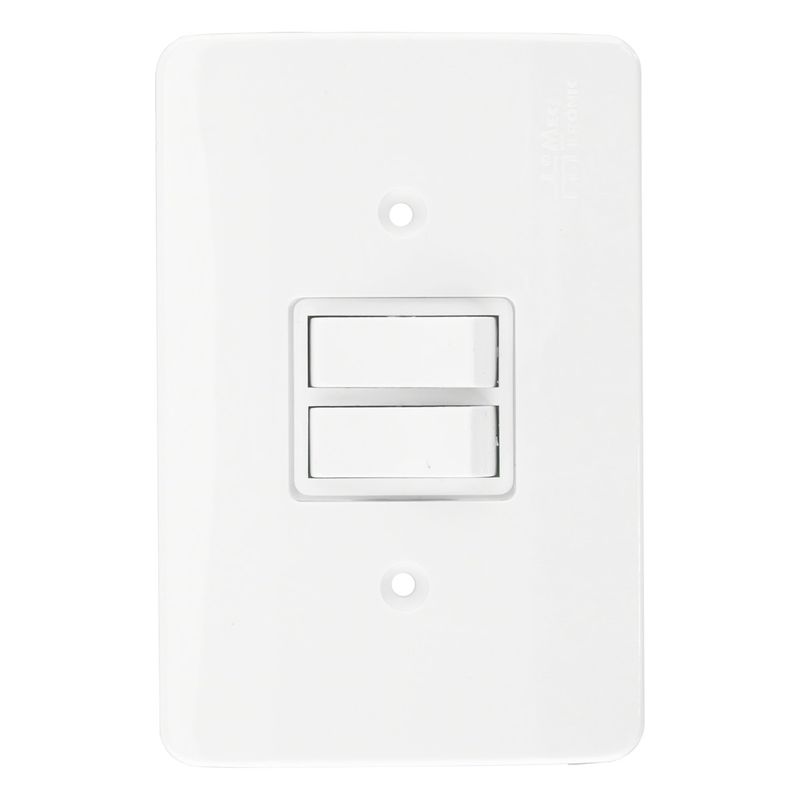 Interruptor1TeclaSimples+1TeclaParalelaMec-TronicMillenium-37736