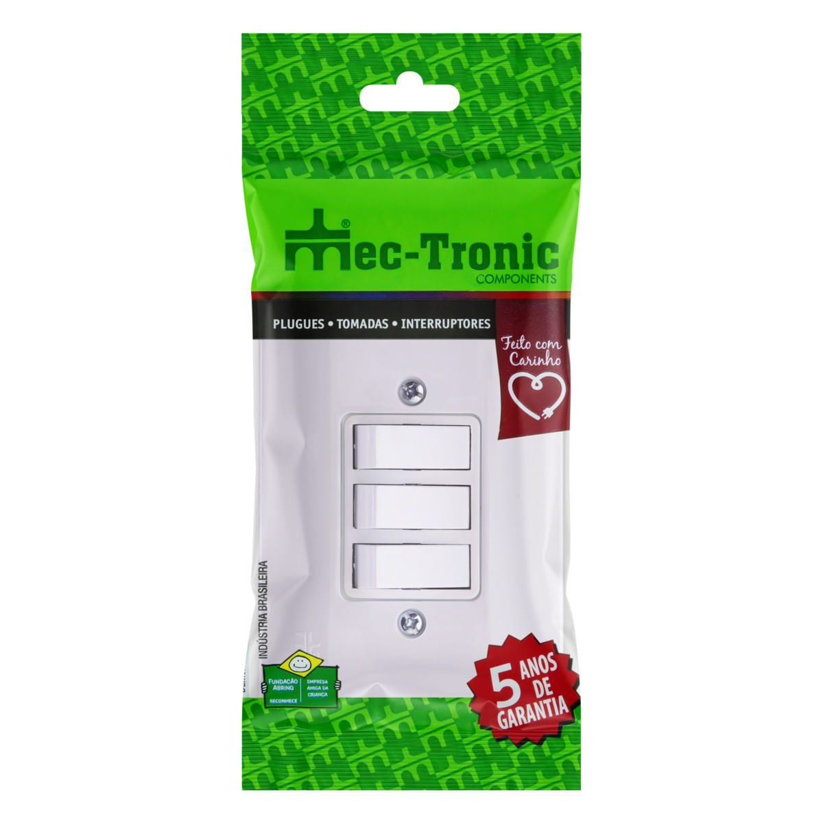 Interruptor2TeclaSimples+1ParalelaMec-TronicMillenium-37750