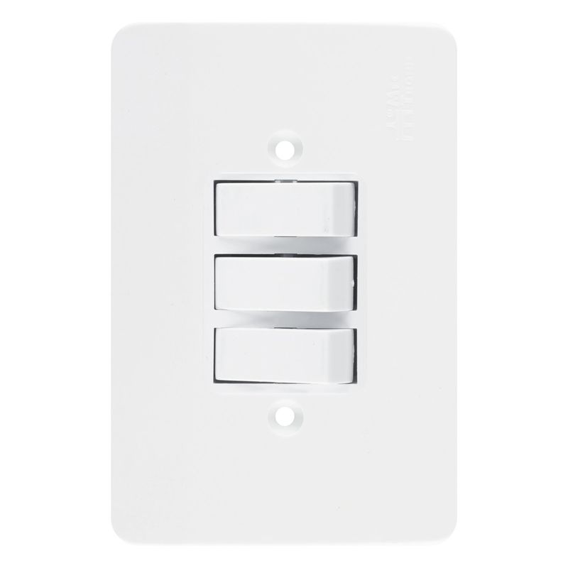 Interruptor2TeclasParalelas+1SimplesMec-TronicMillenium-37760