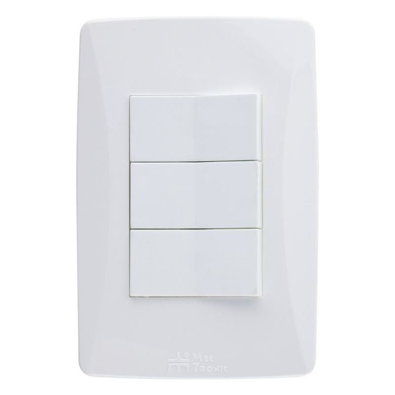 Interruptor3TeclasSimplesMec-TronicPetra-37784