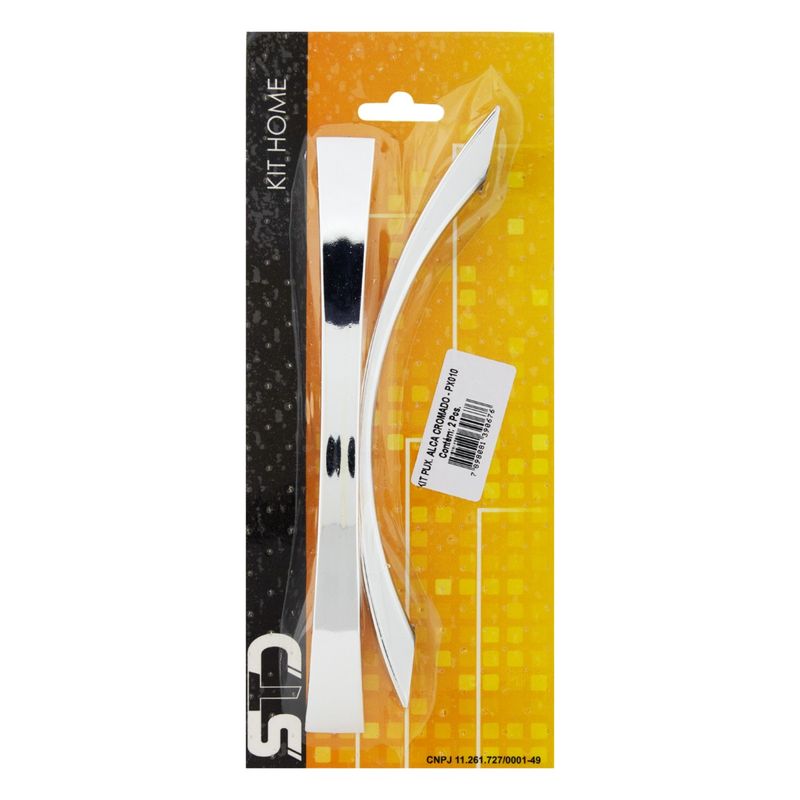 KitPuxadorcomAlcaCromadoStdPX0102unidades-38046