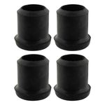 KitPedeCadeiraRedondodeBorrachaPretaStd3/4``4unidades-38176