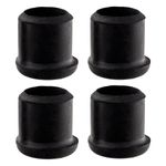 KitPedeCadeiraRedondodeBorrachaPretaStd7/8``4unidades-38182