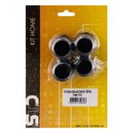 KitPedeCadeiraRedondodeBorrachaPretaStd7/8``4unidades-38189