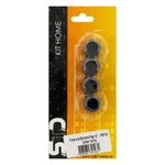 KitPedeCadeiraRedondodeBorrachaPretaStd1/2``4unidades-38243