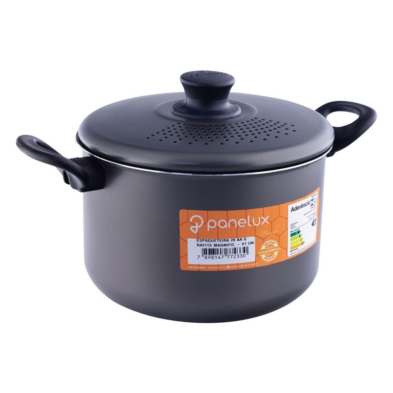 EspagueteiraemAluminioAntiaderenteGrafitePaneluxMagnific4l20cm-38468