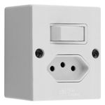 InterruptordeSobreporSimples+Tomada10AMec-Tronic-38980